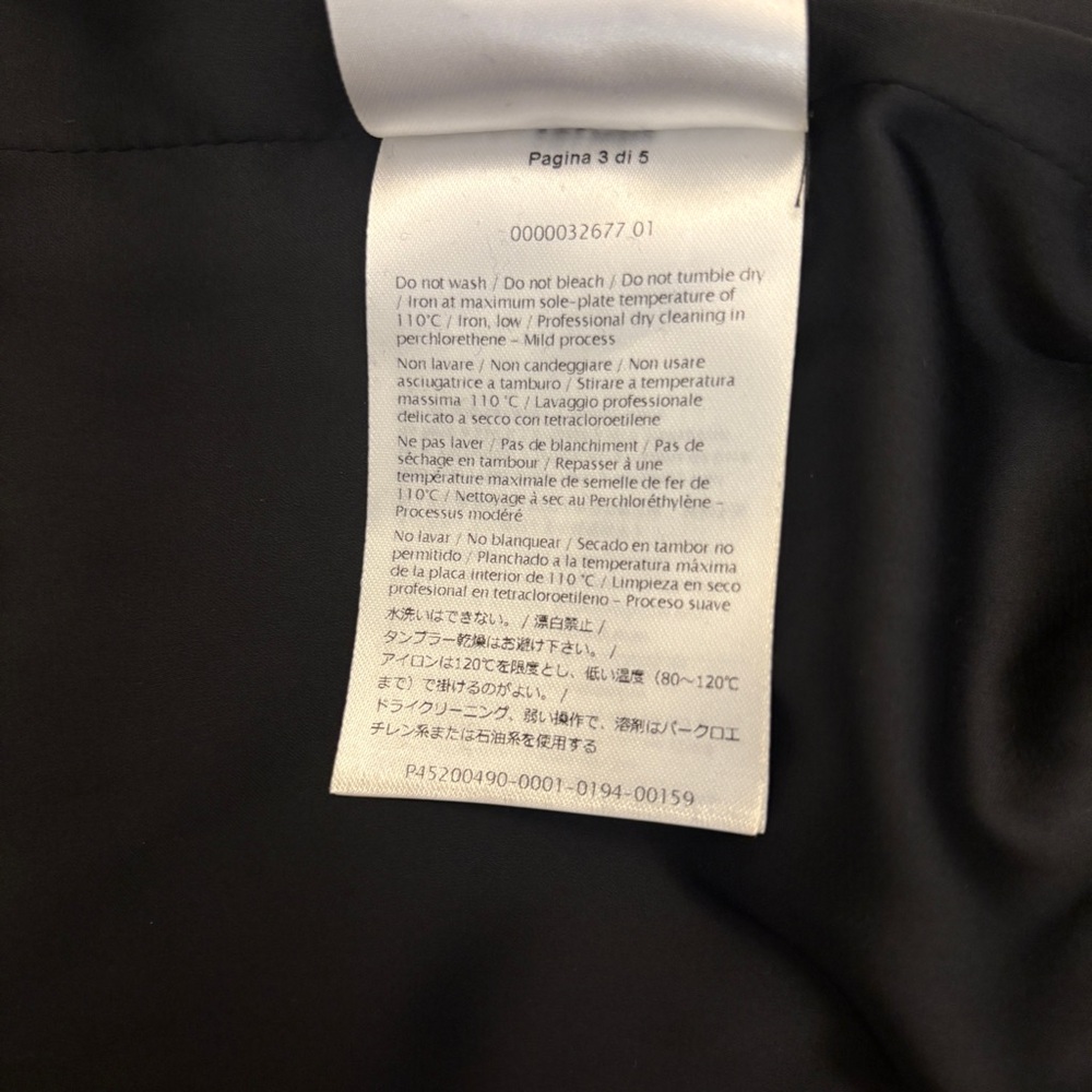 RED Valentino Black Pleated Peplum Jacket Designer Tailored Blazer - Picture 7 of 10